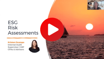 ESG Risk Assessments Video Screenshot
